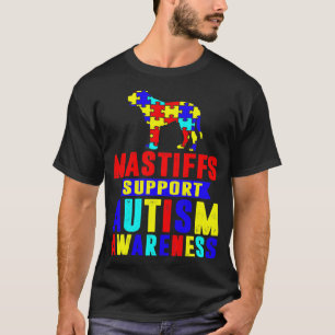 Mastiffs unterstützen Autismus-Bewusstsein T-Shirt
