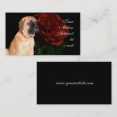 Mastiffwelpen-Visitenkarte Visitenkarte (Vorne/Hinten)