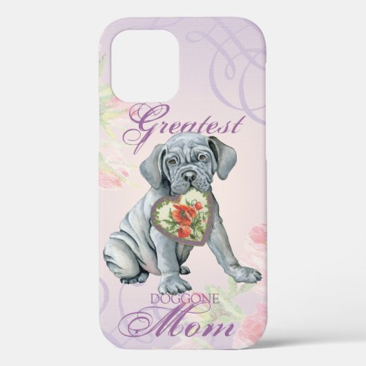 Mastino Heart Mama Case-Mate iPhone Case (Rückseite)