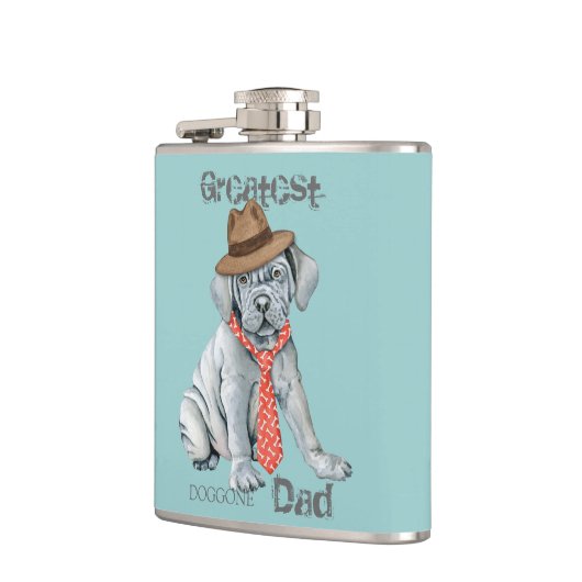 Mastino Vater Hip Flask Flachmann (Links)