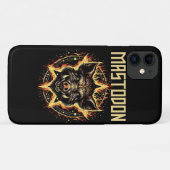 Mastodon Boar Fire Case-Mate iPhone Hülle (Rückseite (Horizontal))