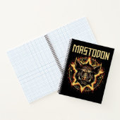 Mastodon Boar Fire Notizblock (Innenseite)
