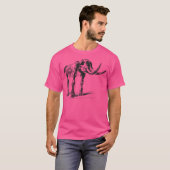 Mastodon Wooly Mammoth Dinosaur Fossils T-Shirt (Vorne ganz)