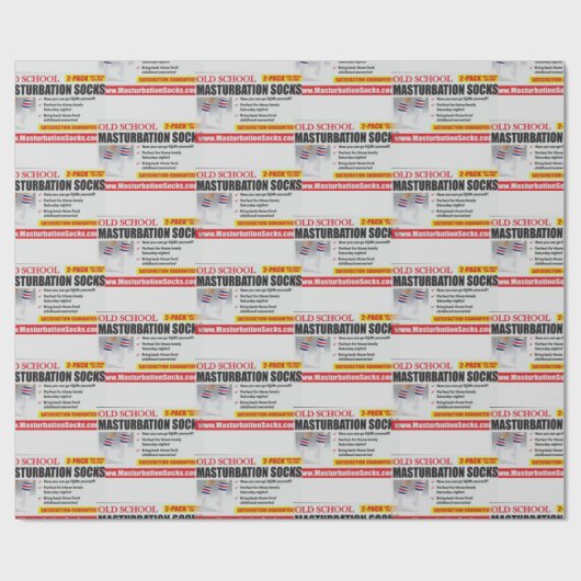 MASTRABATION GESCHENKPAPIER (Flach)