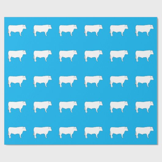 Mastvieh Stier Geschenkpapier (Flach)