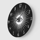 Masurisches Auge Große Wanduhr (Winkel)