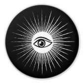 Masurisches Auge Keramikknauf (Vorderseite)