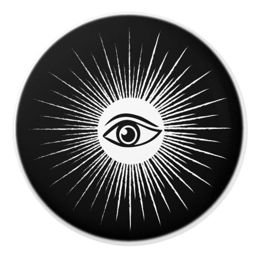 Masurisches Auge Keramikknauf (Vorderseite)