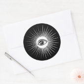 Masurisches Auge Runder Aufkleber (Umschlag)