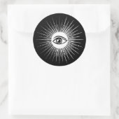 Masurisches Auge Runder Aufkleber (Tasche)