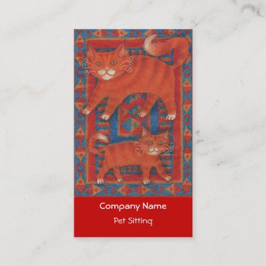 Mat Cats Visitenkarte (Vorderseite)