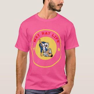 Mat Rat Life Jiu-Jitsu Funny Mixed Martial Arts T-Shirt
