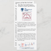 Mat-Su Grief Support Group Advertisement Einladung (Vorne/Hinten)