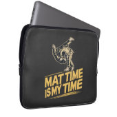 Mat Time is My Time Jiu Jitsu Mat Mastery BJJ Laptopschutzhülle (Vorne Rechts)