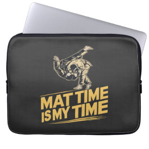 Mat Time is My Time Jiu Jitsu Mat Mastery BJJ Laptopschutzhülle