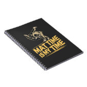 Mat Time is My Time Jiu Jitsu Mat Mastery BJJ Notizblock (Rechte Seite)