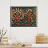 Mata Bhairavi/Kamala, Indien Poster (Küche)
