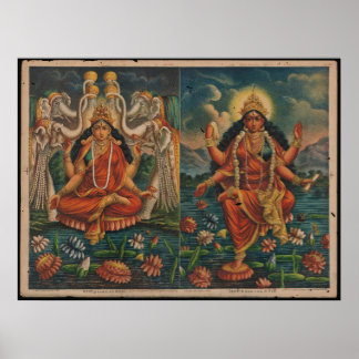 Mata Bhairavi/Kamala, Indien Poster