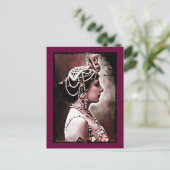 Mata Hari 1910 Postkarte (Stehend Vorderseite)