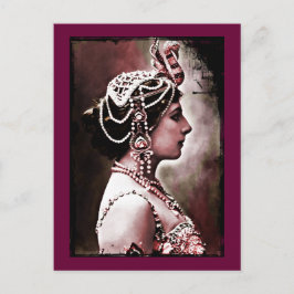 Mata Hari 1910 Postkarte