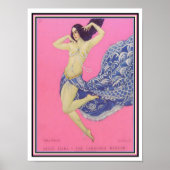Mata Hari Art Deco Print Poster (Vorne)