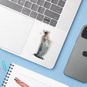 Mata Hari  Aufkleber (Laptop mit iPhone)