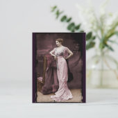 Mata Hari im Theater Postkarte (Stehend Vorderseite)