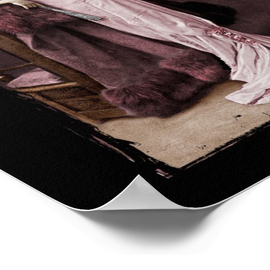 Mata Hari im Theaterkleid Poster (Ecke)