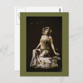 Mata Hari in Harem Kostüm Postkarte (Vorne/Hinten)