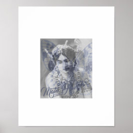 Mata Hari – Margaretha Geertruida – butterfly Poster