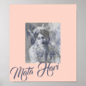 Mata Hari – Margaretha Geertruida – butterfly Poster (Vorne)