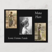 Mata Hari Postkarte (Vorderseite)