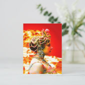 Mata Hari Postkarte (Stehend Vorderseite)
