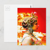 Mata Hari Postkarte (Vorne/Hinten)