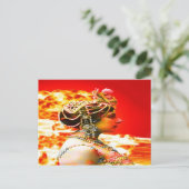 Mata Hari Postkarte (Stehend Vorderseite)