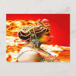 Mata Hari Postkarte