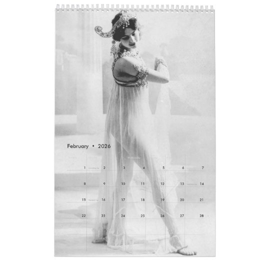 Mata Hari – Vintage Kalender (Feb 2026)