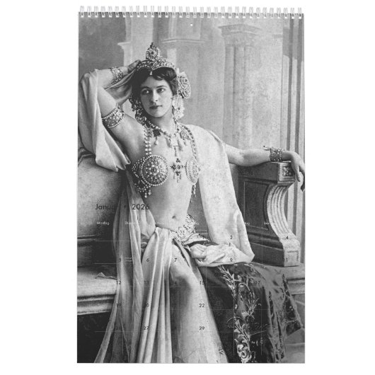 Mata Hari – Vintage  Kalender (Jan 2026)