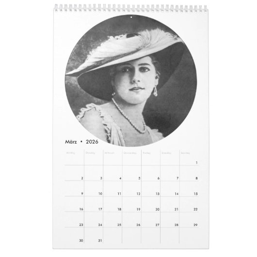 Mata Hari – Vintage Kalender (Mär 2026)