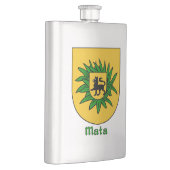 Mata Heraldic Shield Flachmann (Rechts)