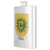 Mata Heraldic Shield Flachmann (Links)