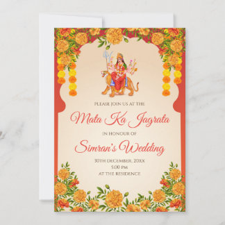 Mata ka Jagrata lädt Chowki puja zur Einladung ein