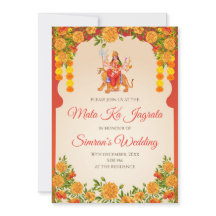 Mata ka Jagrata lädt zur Chowki-Puja-Einladung ein