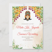 Mata ki Chowki Einladung & Mata Rani lädt (Vorderseite)