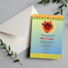 Mata Ki Chowki Goddess Durga Jagrata Einladung