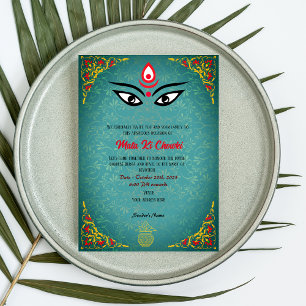 Mata Ki Chowki Goddess Durga Jagrata Einladung