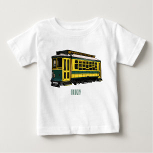 Mata Troley Cartoon Illustration Baby T-shirt