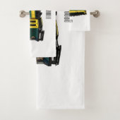 Mata Troley Cartoon Illustration Badhandtuch Set (Insitu)