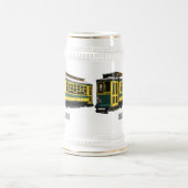 Mata Troley Cartoon Illustration Bierglas (Mittel)