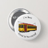 Mata Troley Cartoon Illustration Button (Vorne & Hinten)